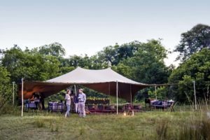 Botswana Mobile Safari Mess tents