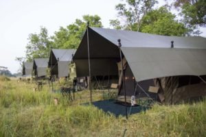 Botswana mobile safari tents external