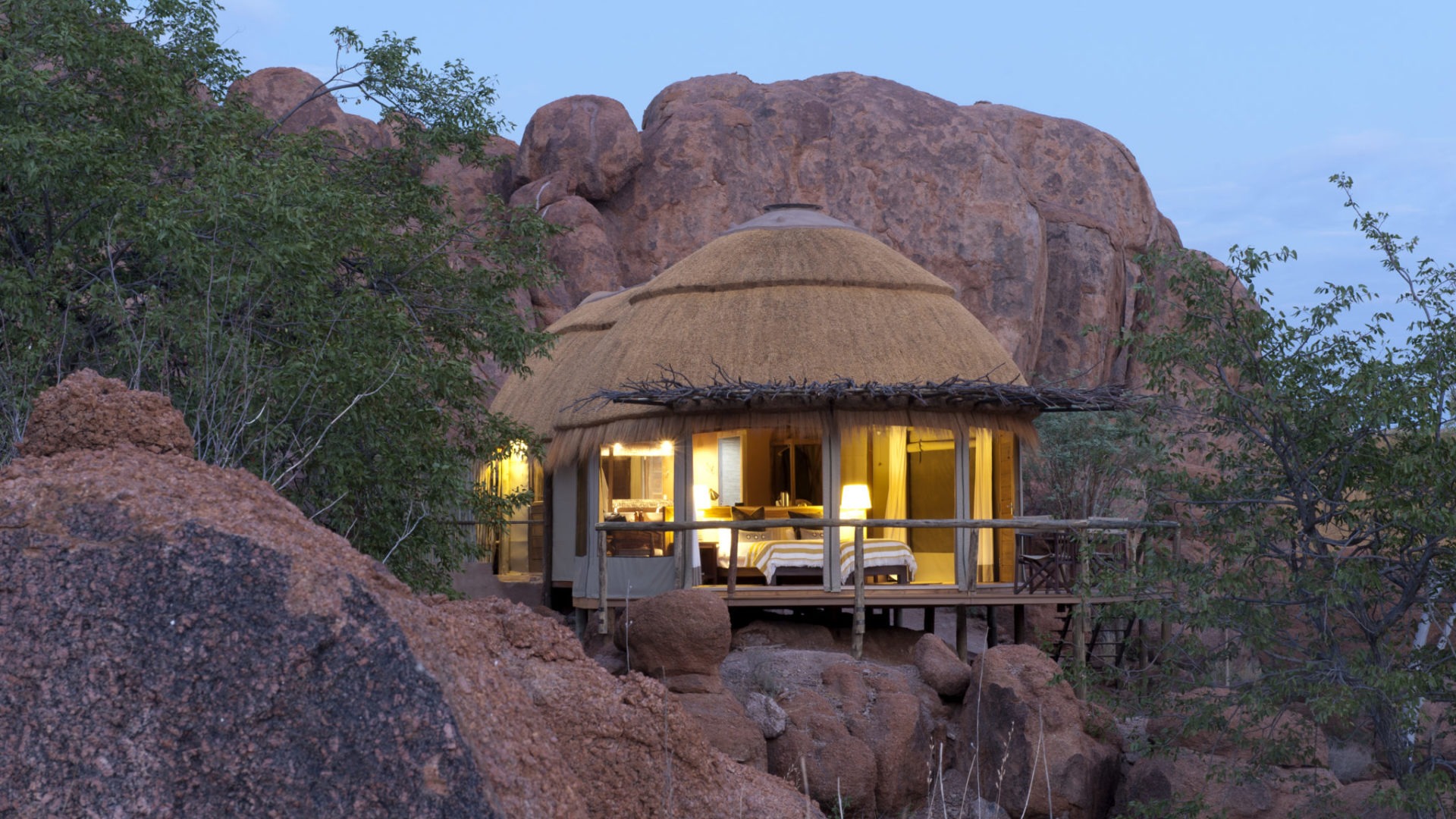 Mowani Mountain Camp Room Exterior View