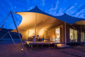 Northern Namibia Hoanib Skeleton Coast Camp Guest Tent Exterior