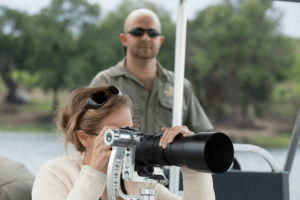 boating photo safari teacher
