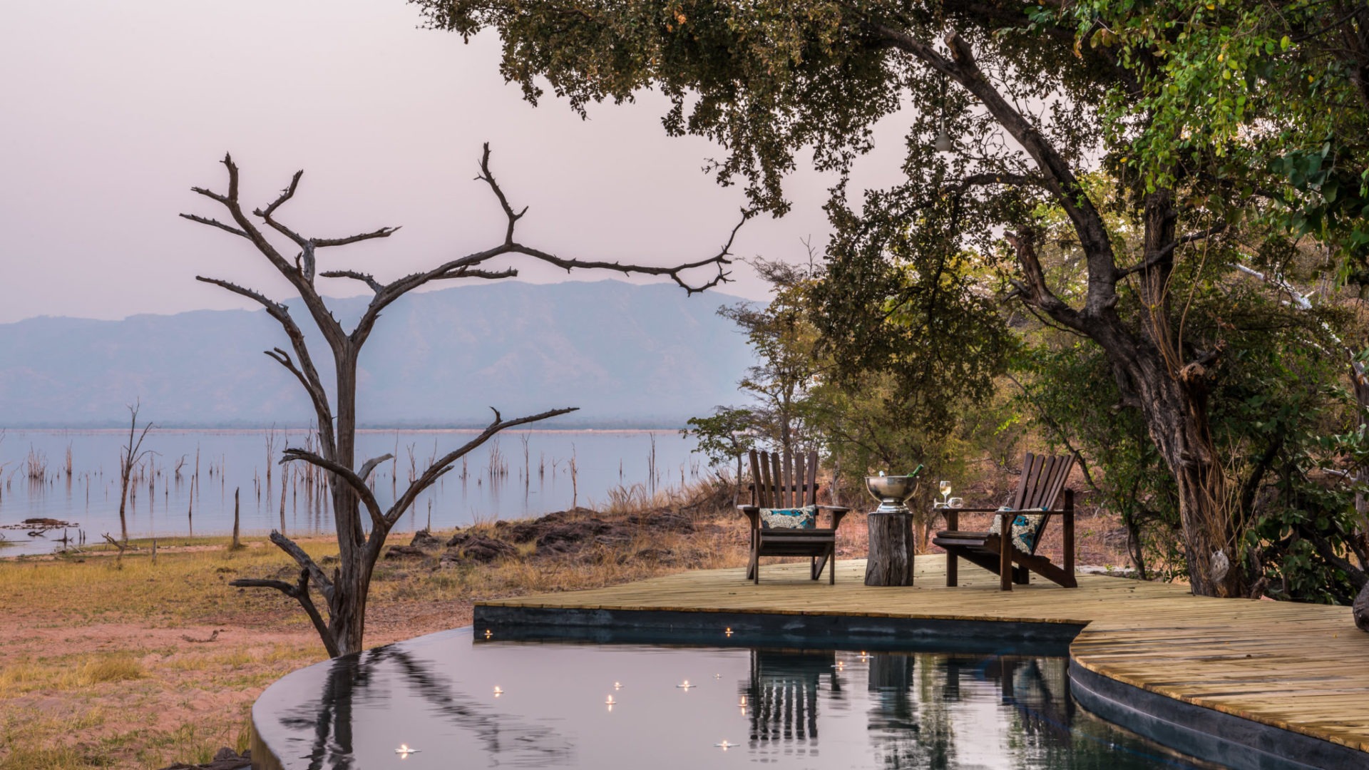 changa safari camp pool view