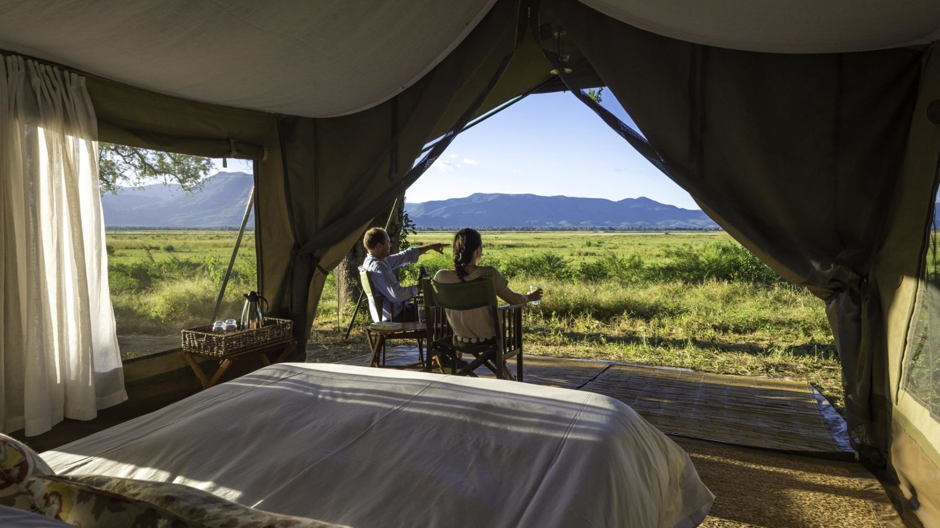 johns camp mana bed view