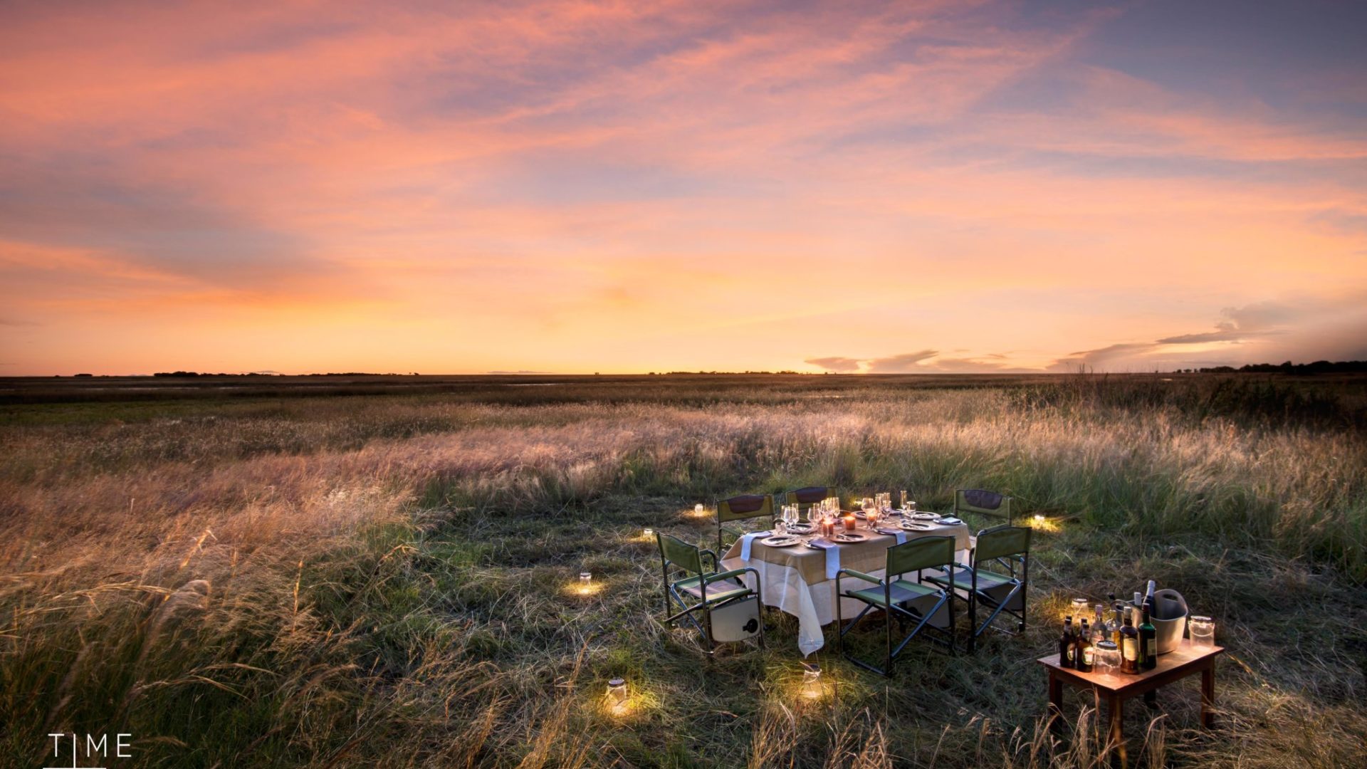 king lewanika lodge liuwa dinner under stars