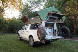 zambia self drive safari vehicle set up