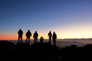 Cape Town South Africa Table Mountain Climb Sunrise