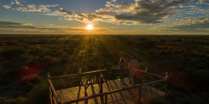 Dinaka Central Kalahari Botswana Landscape Viewing Deck