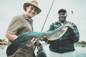 frank fishing cat fish okavango delta botswana