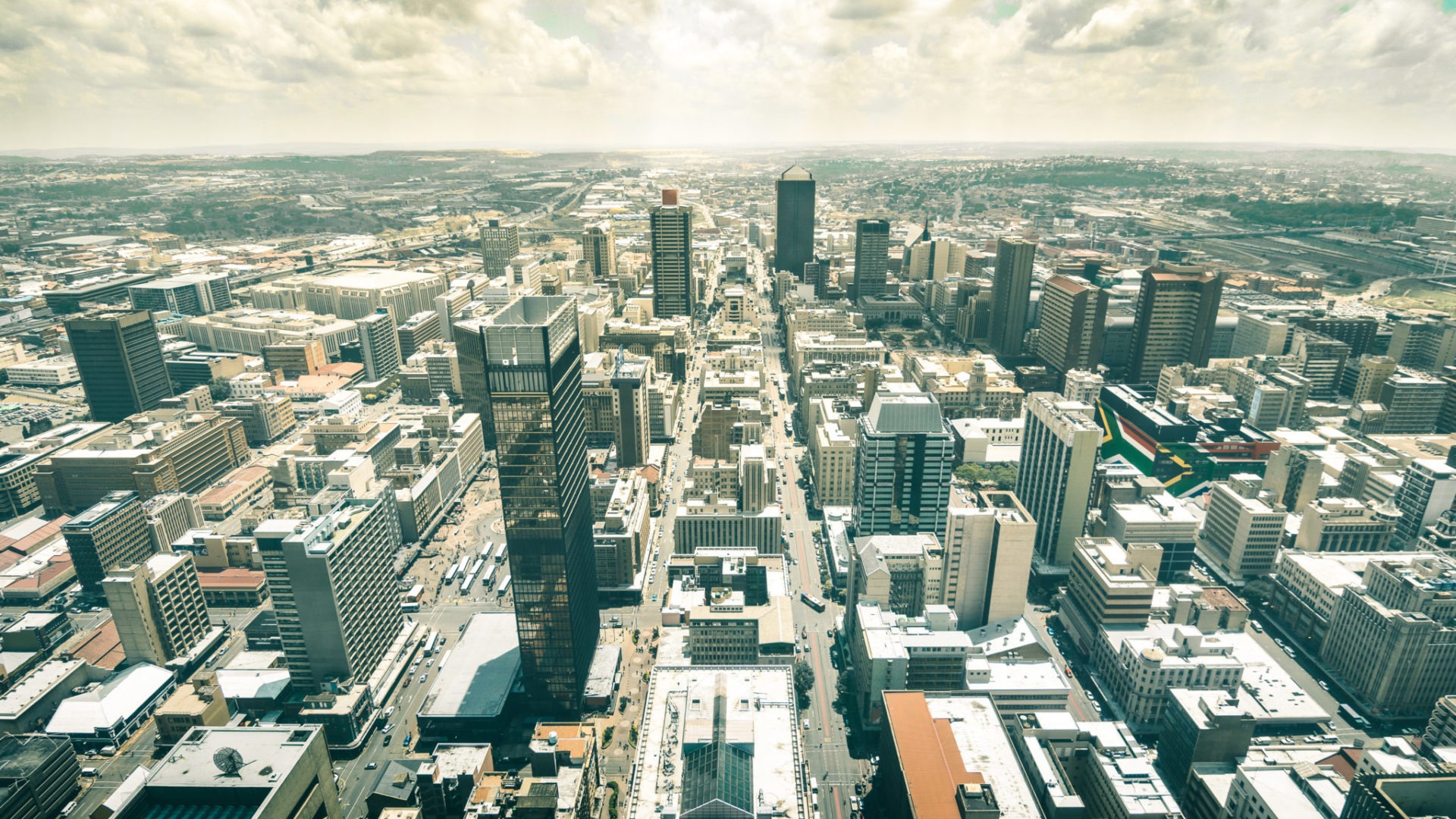 south africa johannesburg aerial
