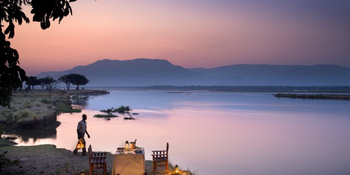 zambezi expeditions mana pools private dinner