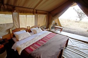 mysigio camp tanzania double bed