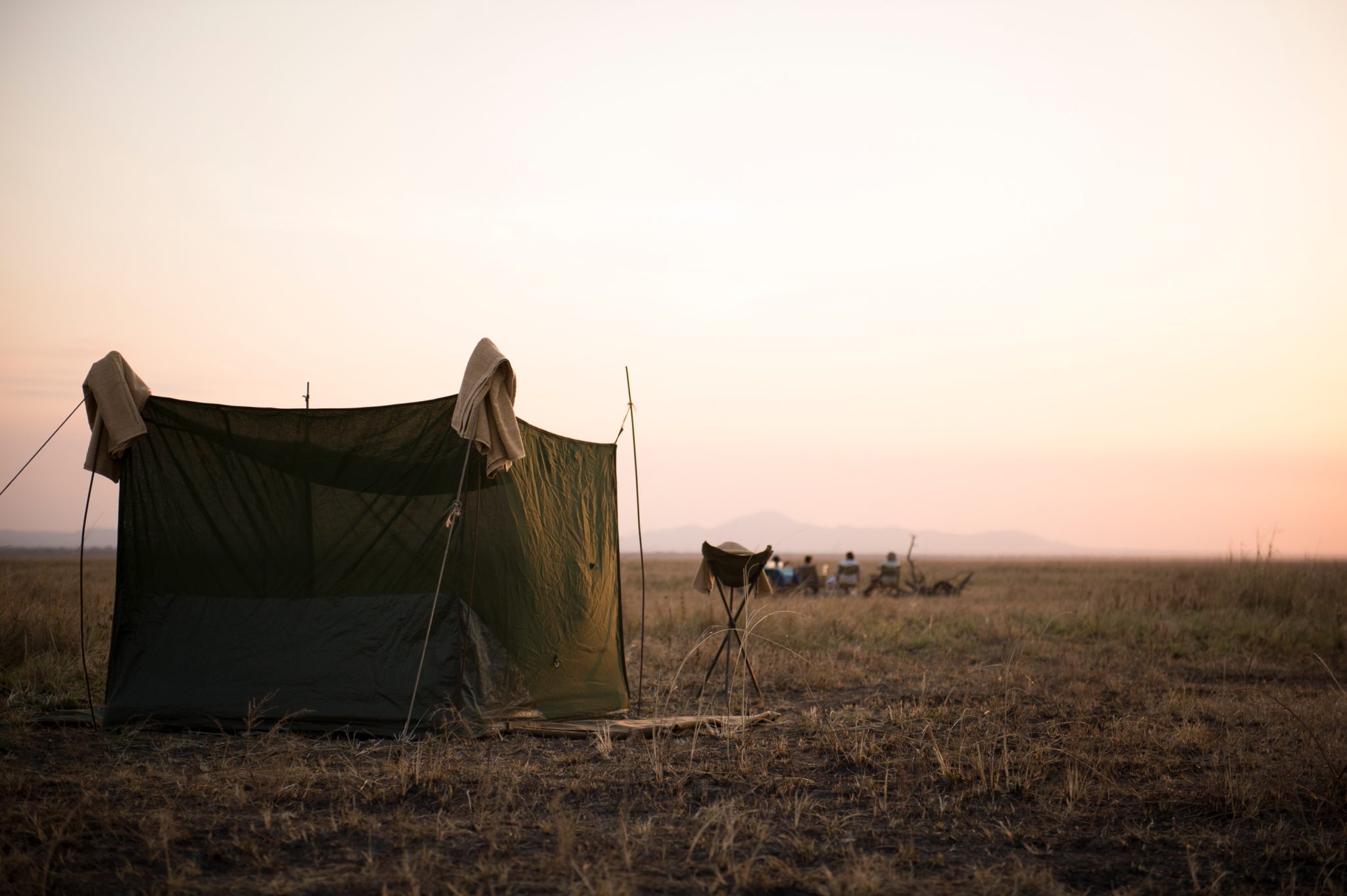 sand rivers selous fly camping bathroom