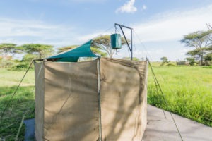 wayo walking camp serengeti toilet tent