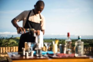 kyambura gorge lodge uganda waiter