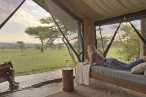 Naboisho Camp guest bedroom tent interior Stevie Mann 1 MR