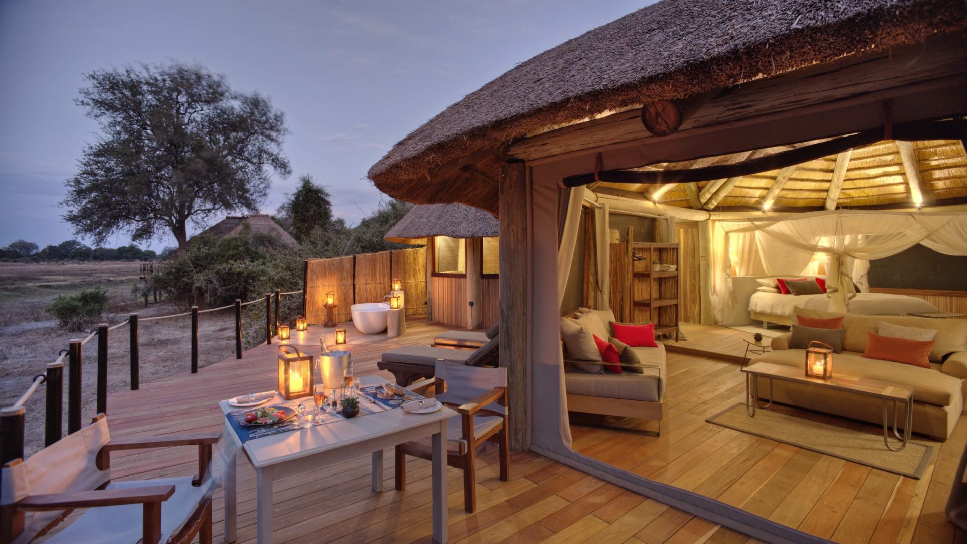 Lion Camp by Mantis Deluxe Suite private dinner Kopie