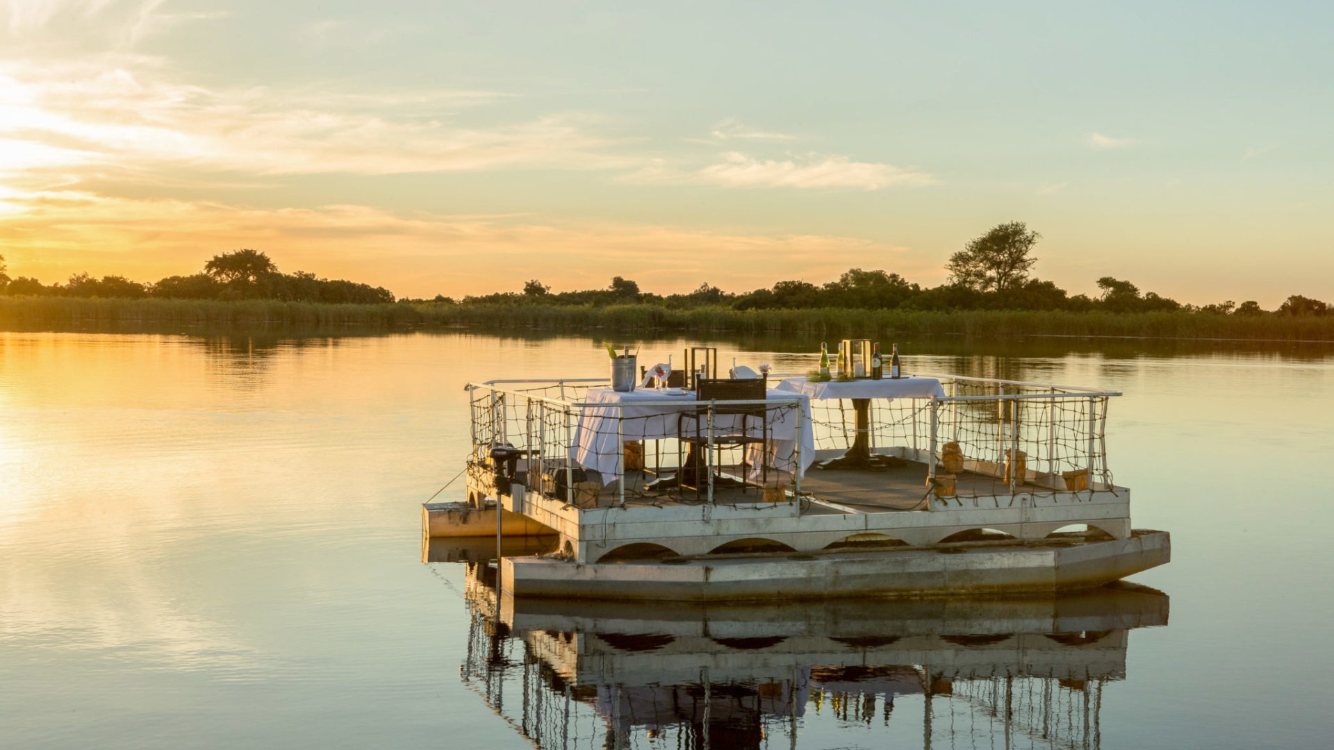 Xugana Island Lodge Barge