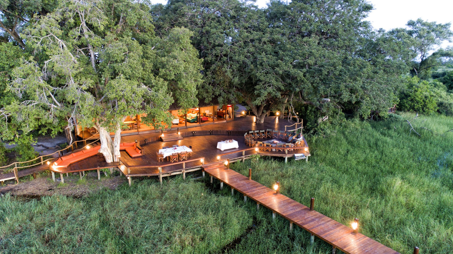 okavango delta botswana mapula lodge main area