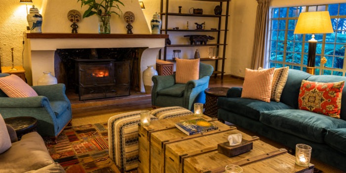 rwanda volcanoes sabyinyo silverback lodge fireplace