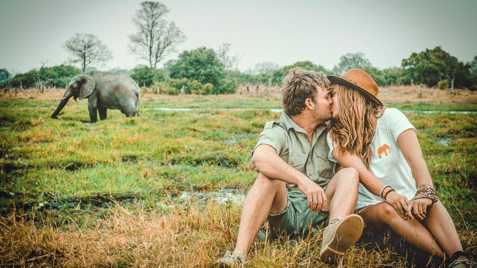 gesa frank elephant botswana khwai lion hearts